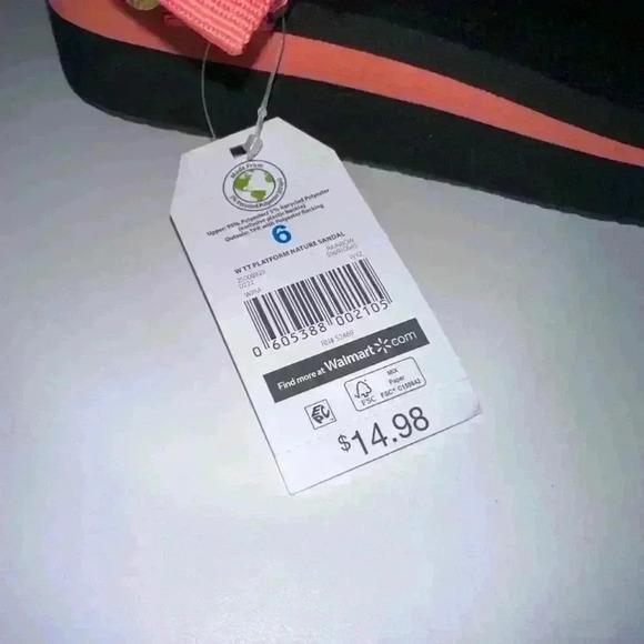 NWT! Time and Tru Platform Sole Sandals (Size 6) Multicolor - Picture 10 of 12